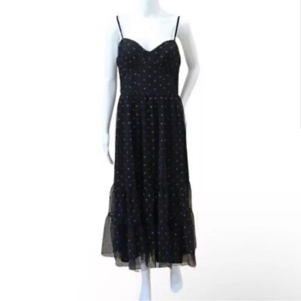 Betsy Johnson glitter lip corset dress